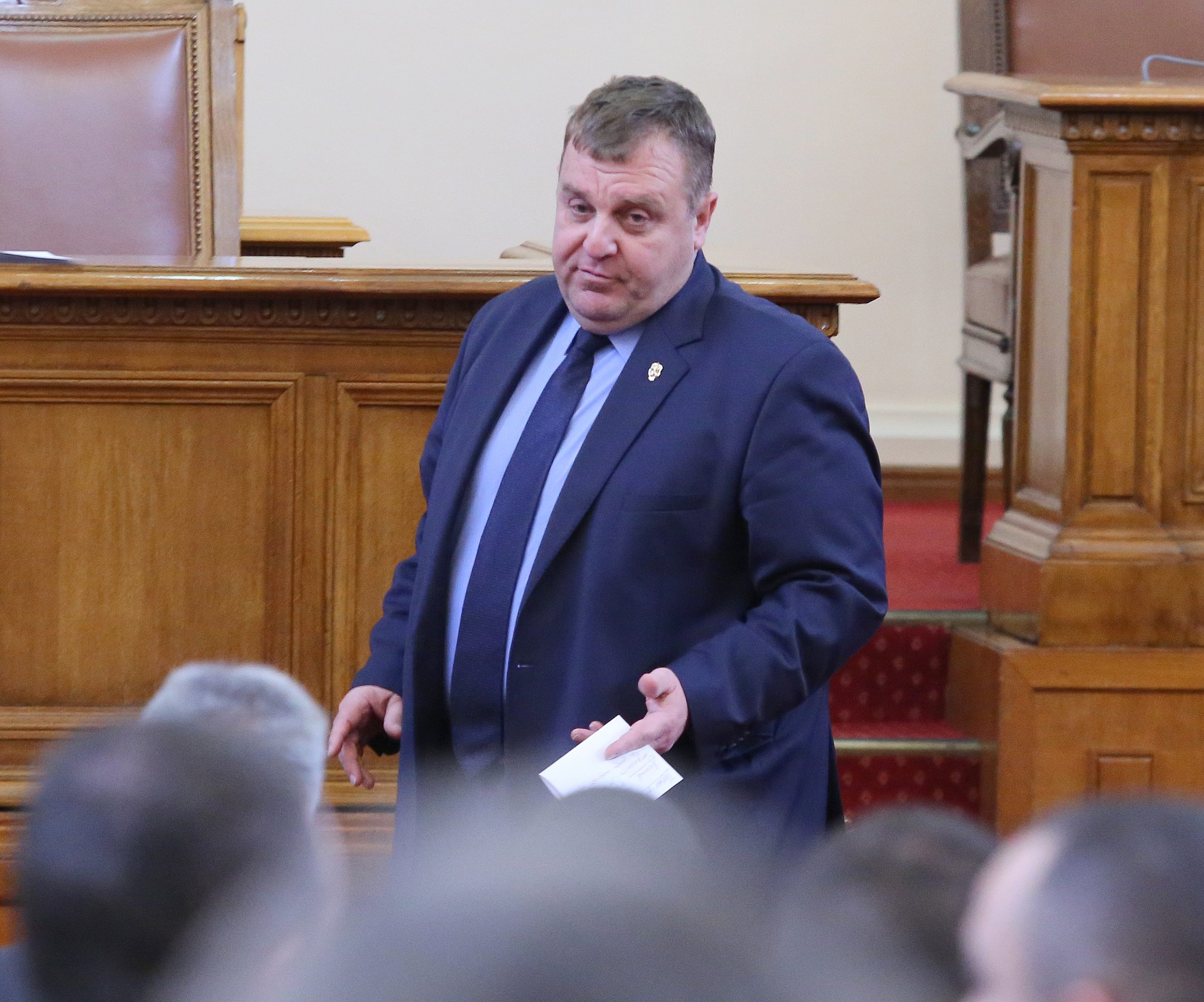 Парламент Красимир Каракачанов изслушване