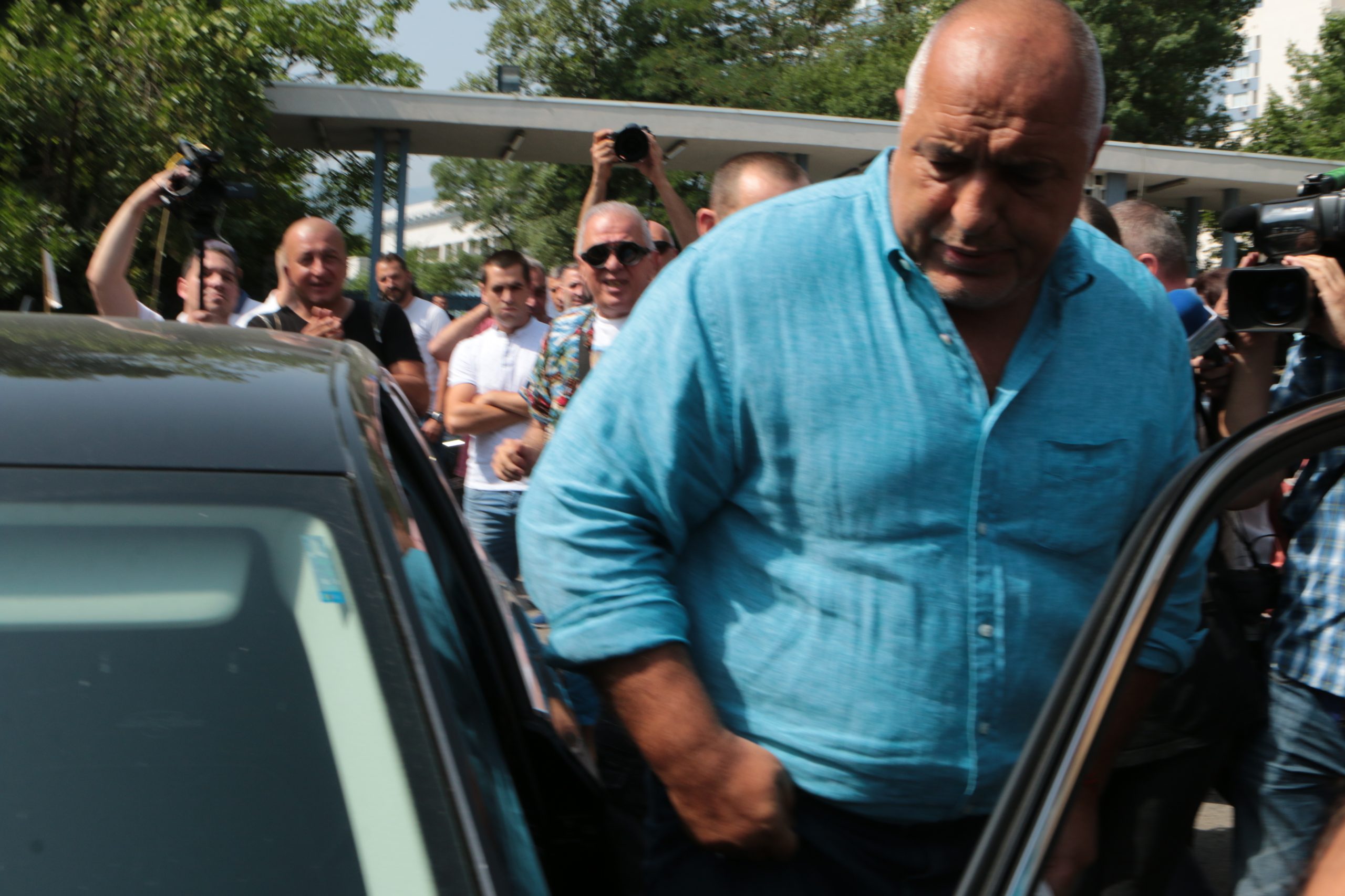 Бойко Борисов на разпит в национална полиция