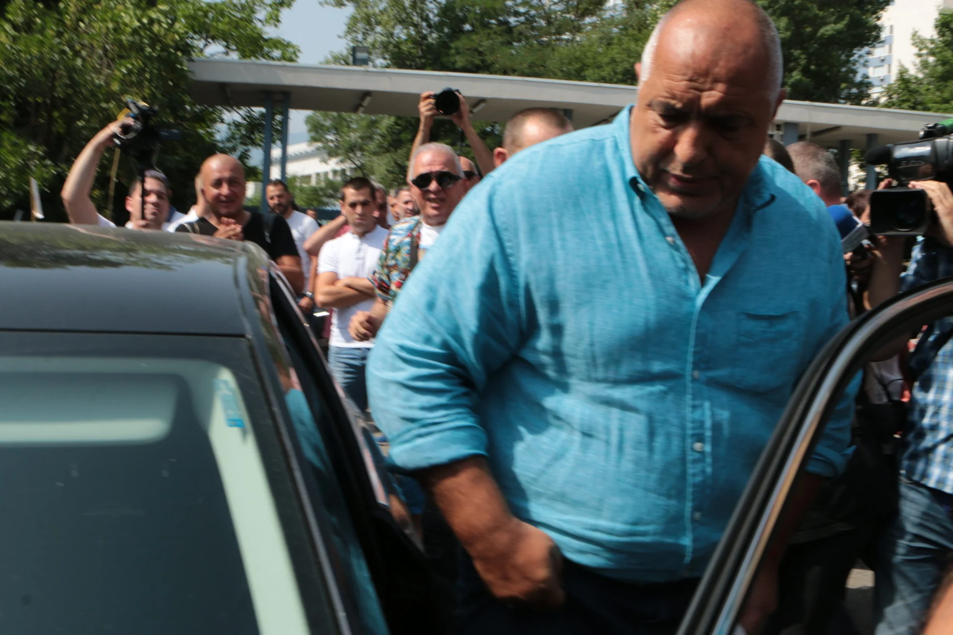 Бойко Борисов на разпит в национална полиция