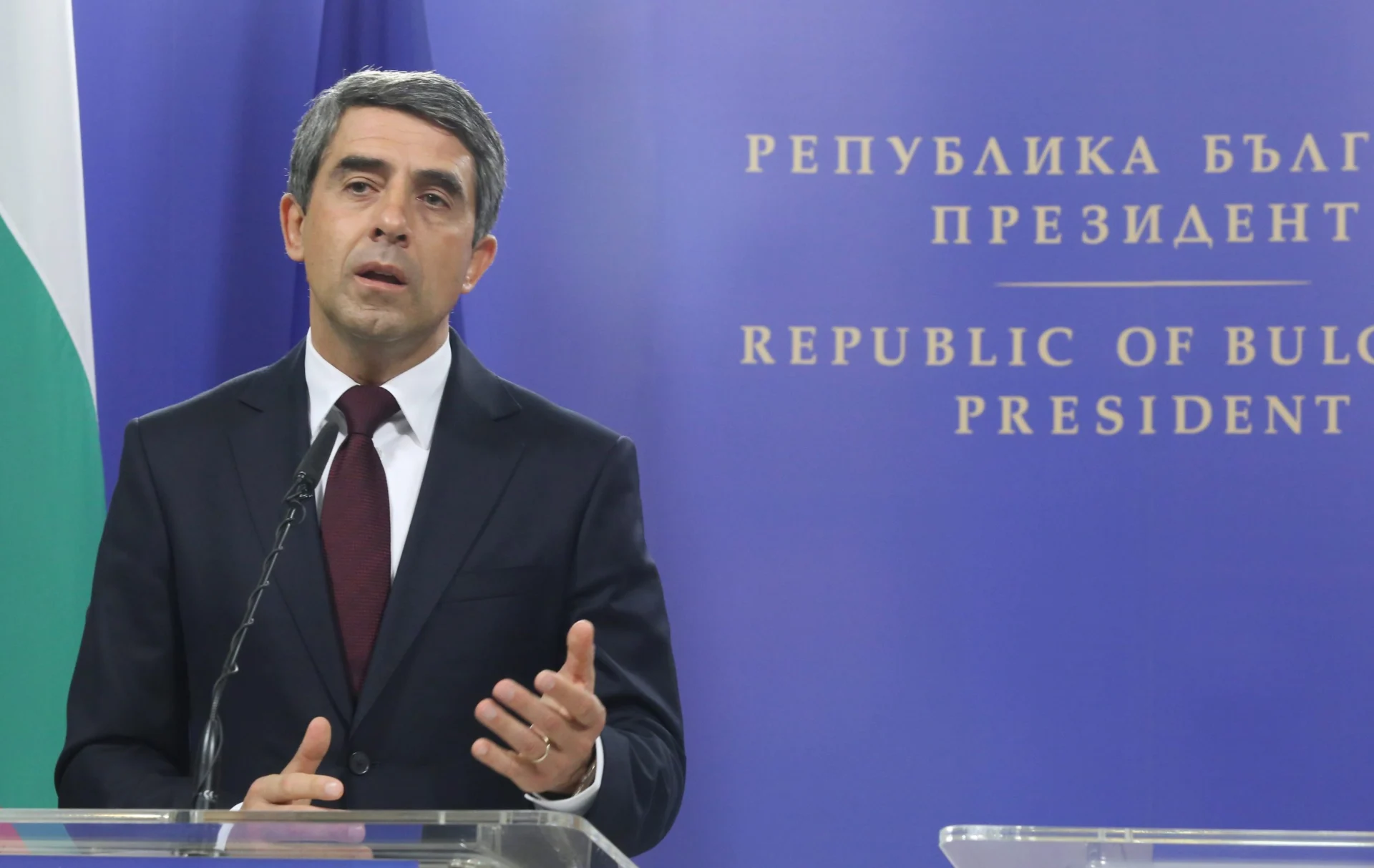 Росен Плевнелиев даде брифинг по повод окончателните резултати от провелия се на 25 октомври