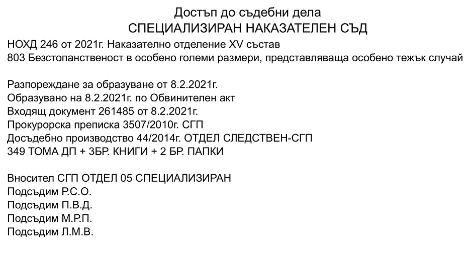 дзалавери спецсъд