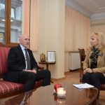 министърът на транспорта и съобщенията Николай Събев на среща с омбудсмана Диана Ковачева