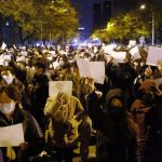 шанхай китай протест протести локдаун