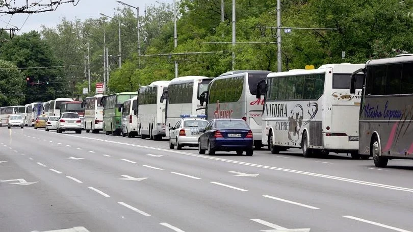 Протест на превозвачи 14 юни