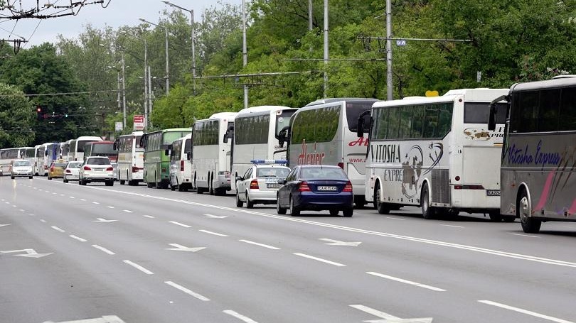 Протест на превозвачи 14 юни