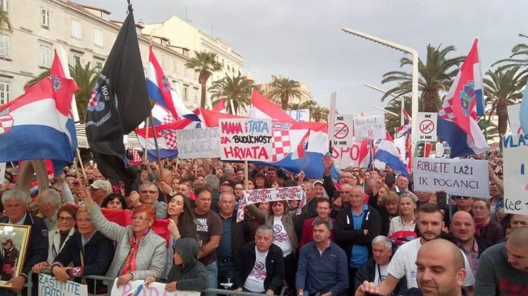 хърватия истанбулска конвенция протест