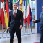 Премиерът Андрей Гюров разговаря с председателя на Европейския съвет Антонио Коща