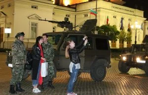Репетиция за Денят на Храбростта и празник на Българската армия 6-ти май парад Гергьовден
