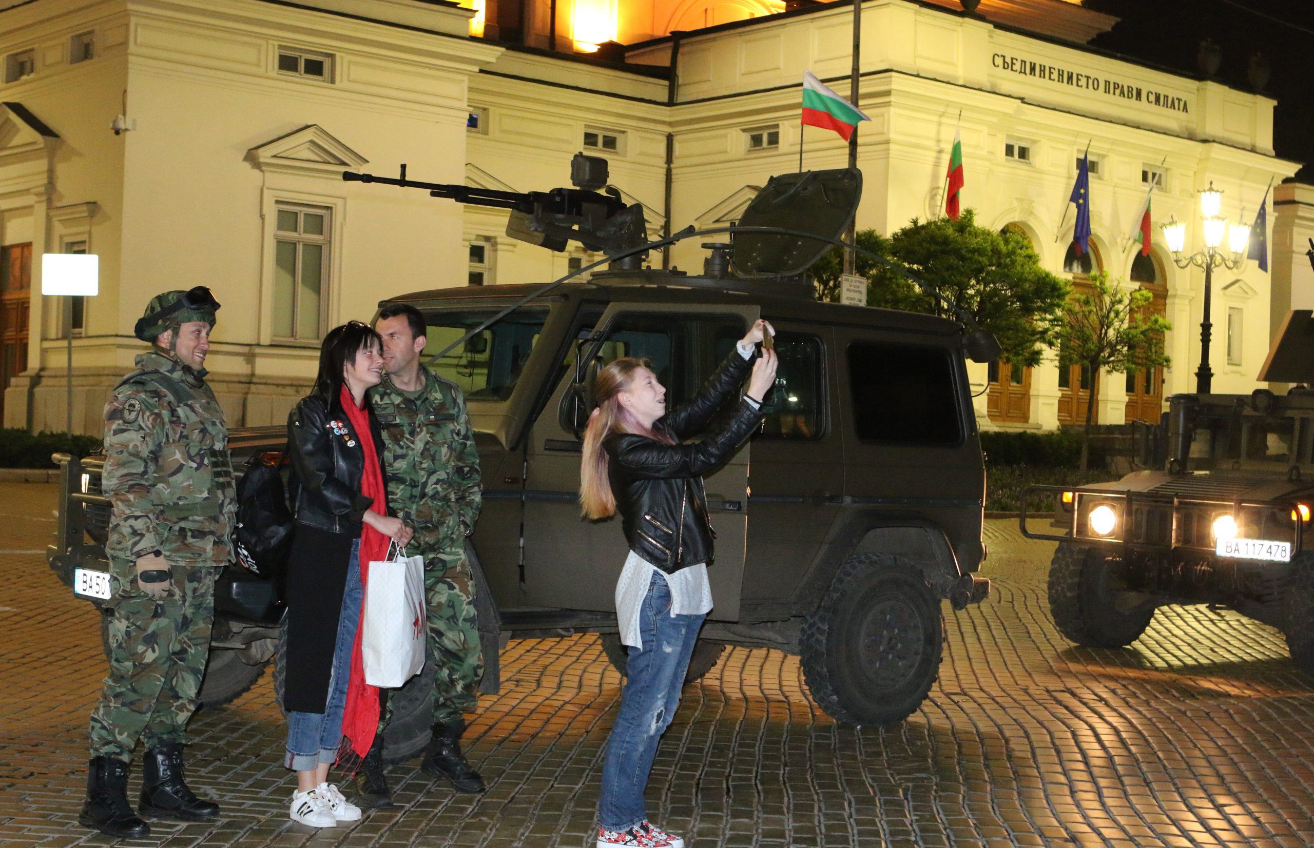 Репетиция за Денят на Храбростта и празник на Българската армия 6-ти май парад Гергьовден