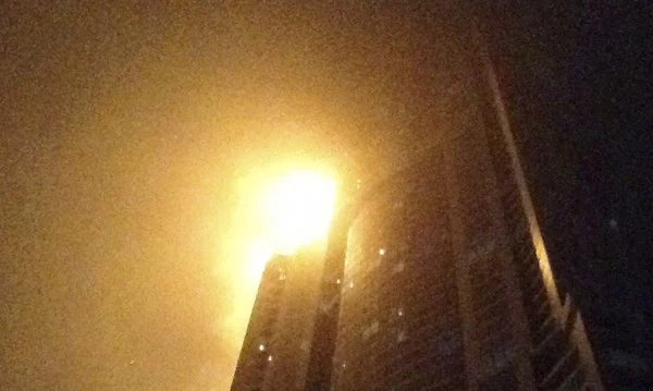 Пожар в Дубай