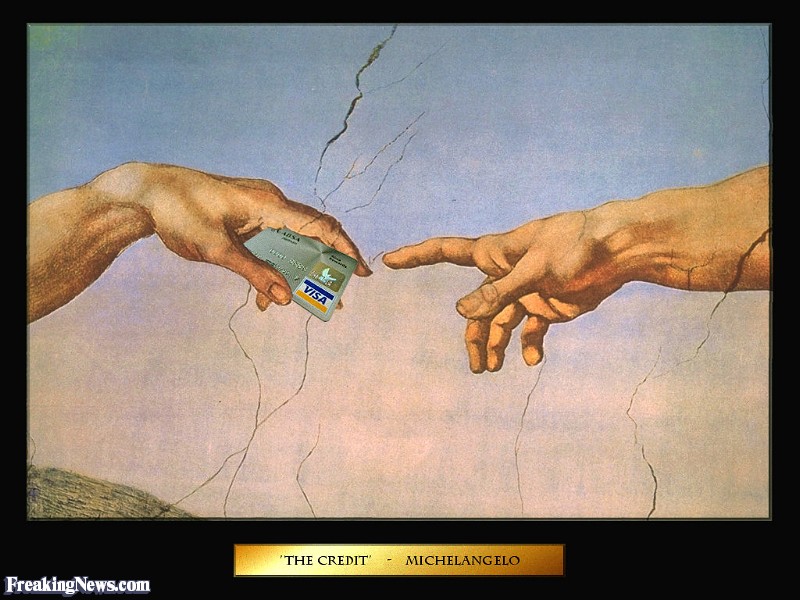 Божията искра - банкова карта