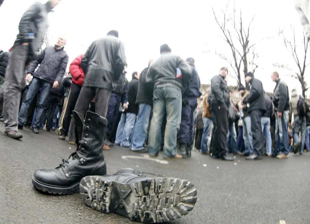 Протест полицаи