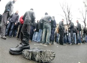 Протест полицаи