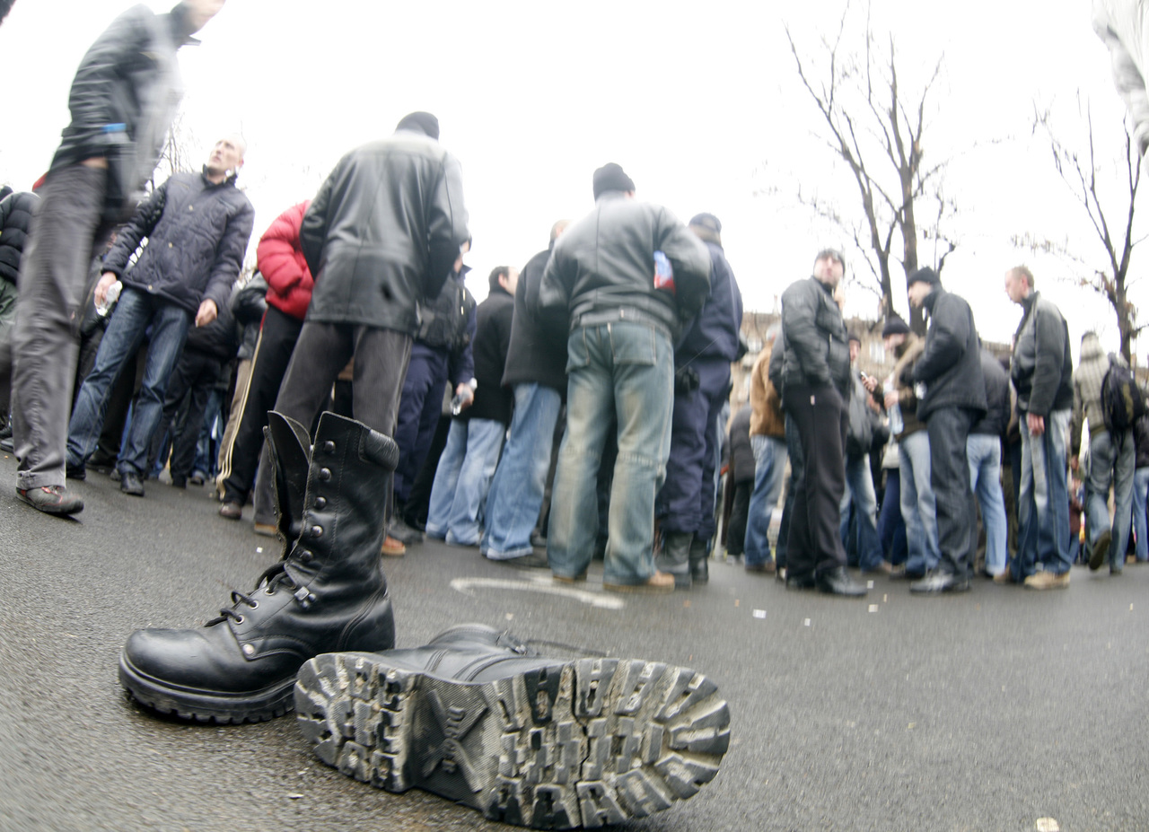 Протест полицаи