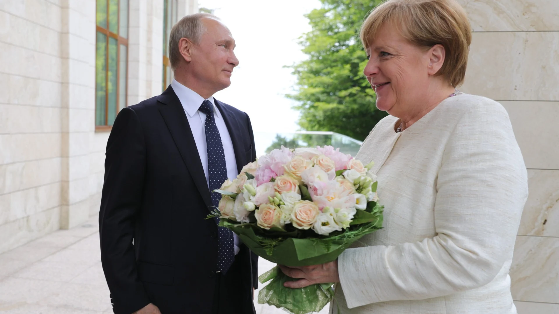 путин меркел