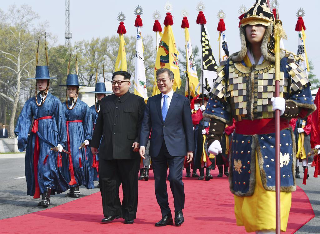 мун дже ин ким чен ун северна корея южна корея