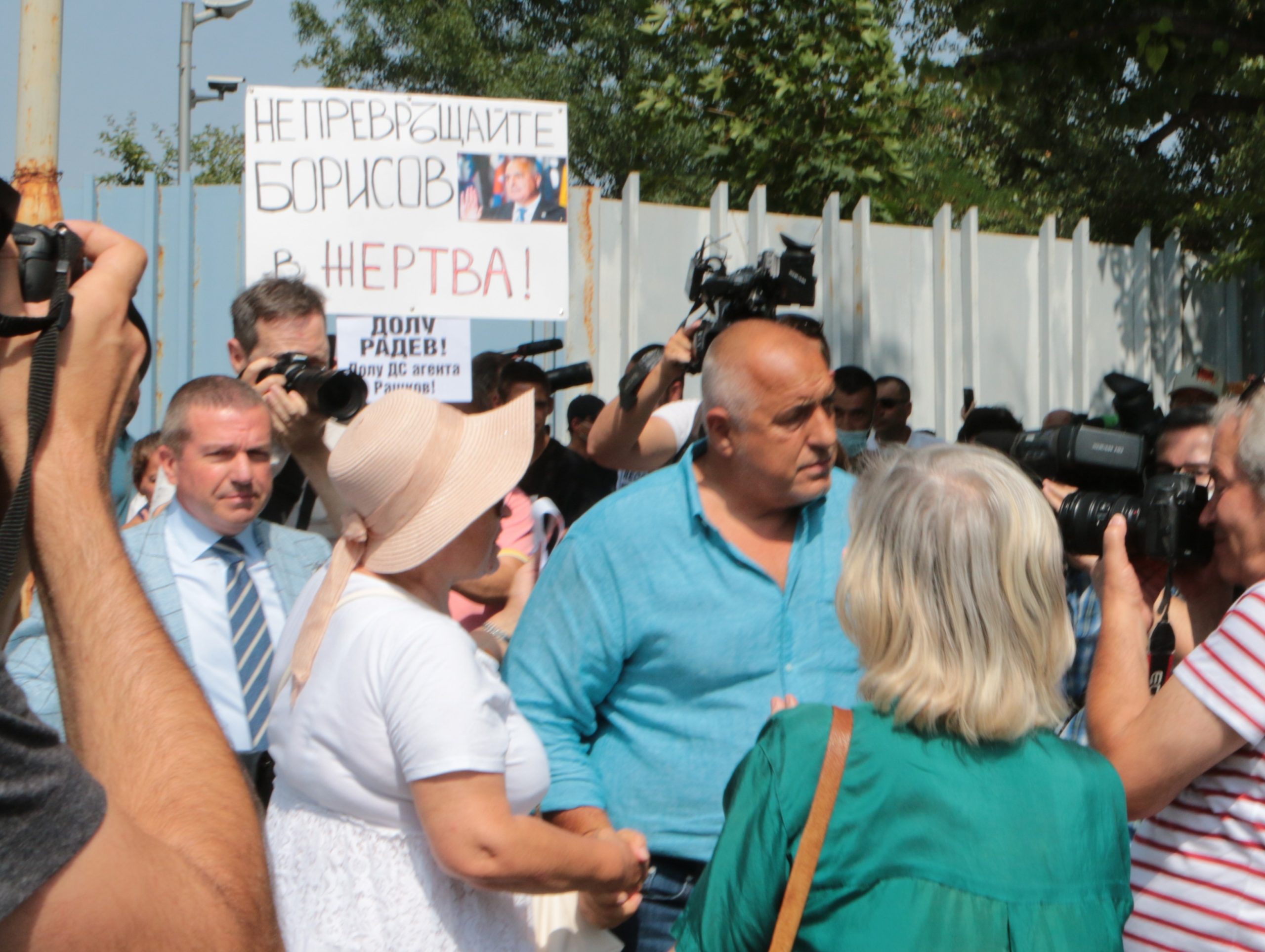 Бойко Борисов на разпит в национална полиция