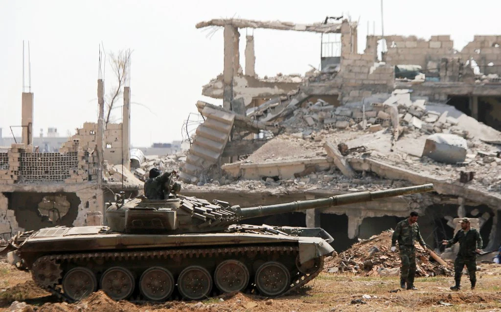 сирийска армия сирийски военни дамаск