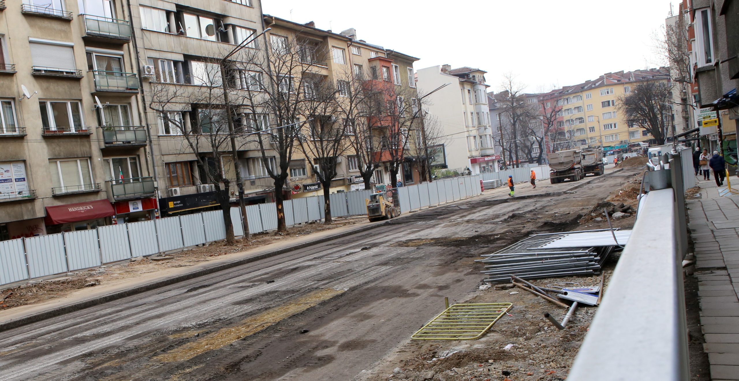ремонт  на бул. "Патриарх Евтимий"