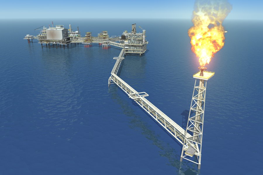 газ