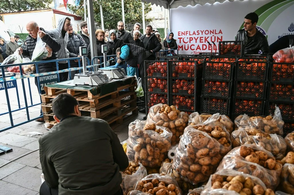 турция продажба на зеленчуци пазар