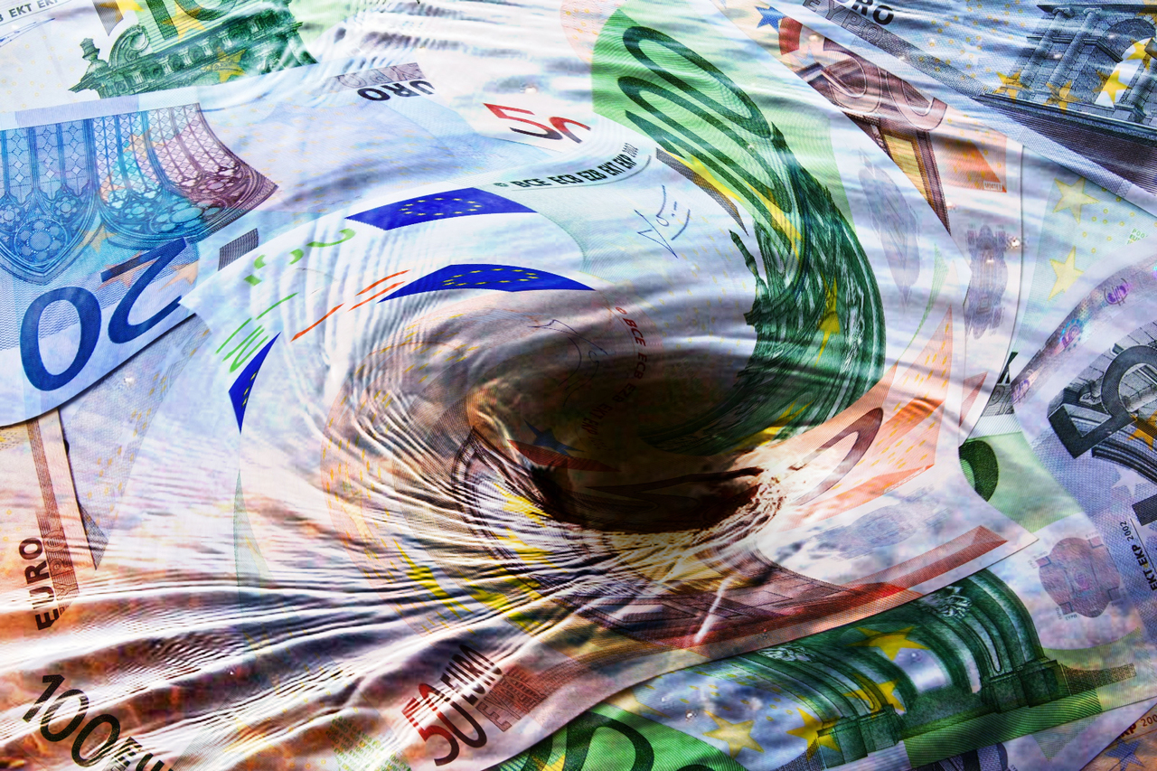 Водовъртеж от евро