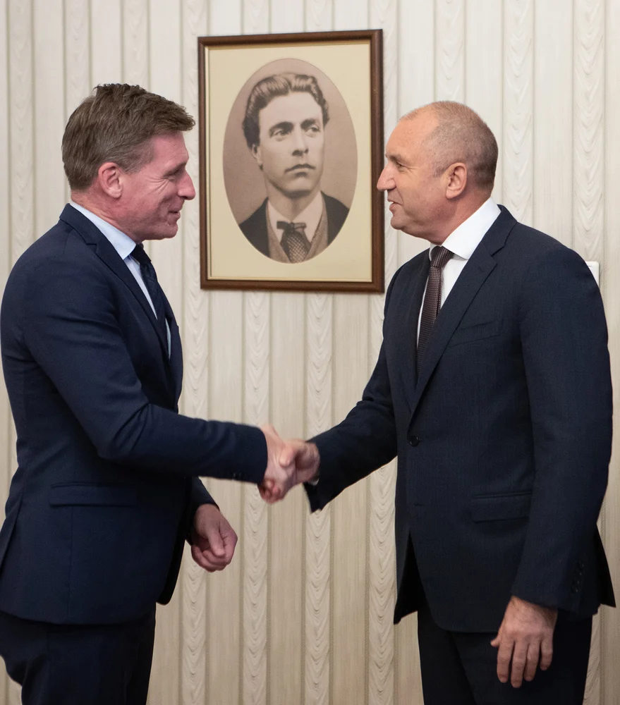 Президентът Румен Радев се срещна с председателя на ЕИСК Оливер Рьопке