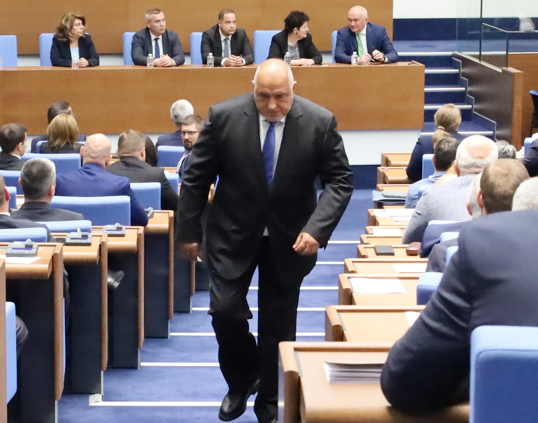 Бойко Борисов, ГЕРБ, правителство, гласуване, проектокабинет "Желязков"