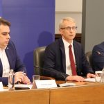 Министерски съвет Пресконференция Асен Василев Николай Денков Андрей Цеков