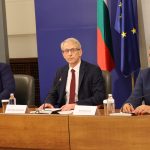 Министерски съвет Пресконференция Асен Василев Николай Денков Андрей Цеков
