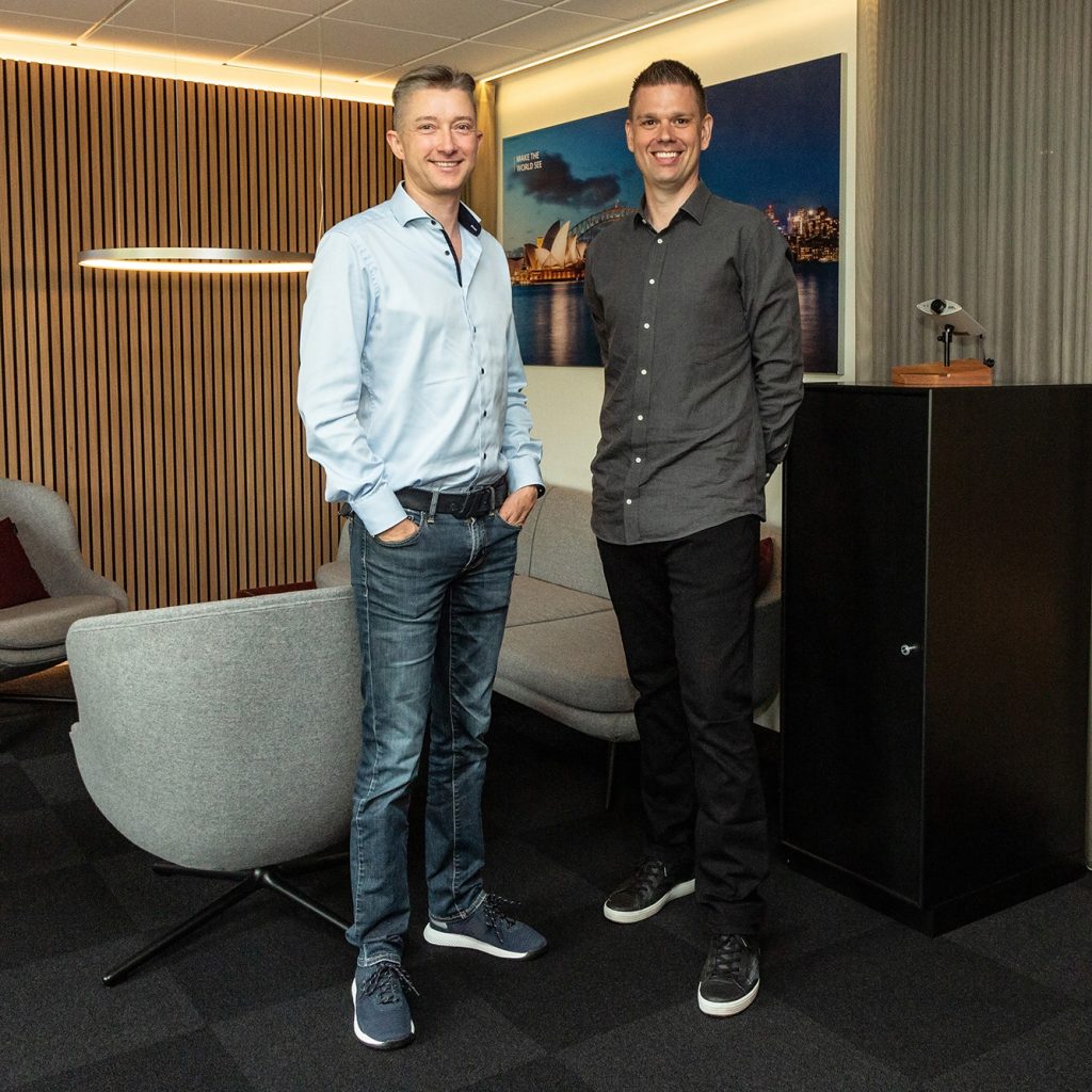 Milestone Systems и Arcules се обединяват Thomas Jensen Milestone and Andreas Pettersson Arcules 2