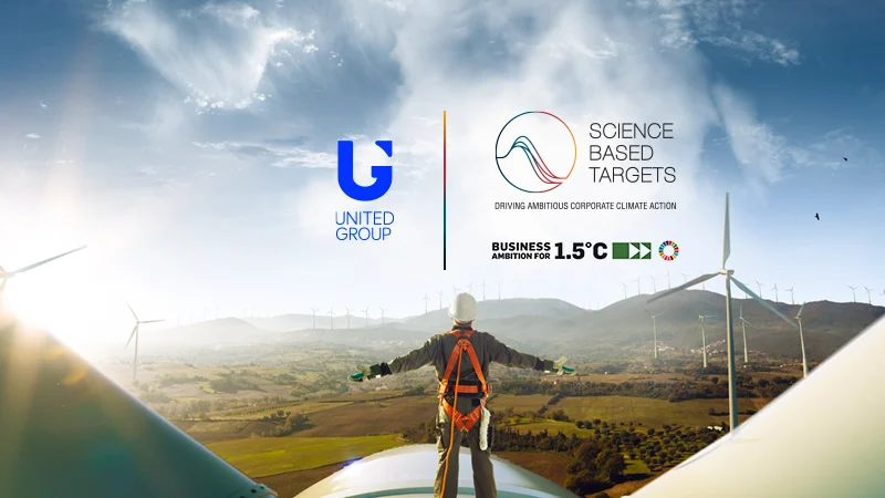 United Group получи одобрение от Инициативата Science Based Targets