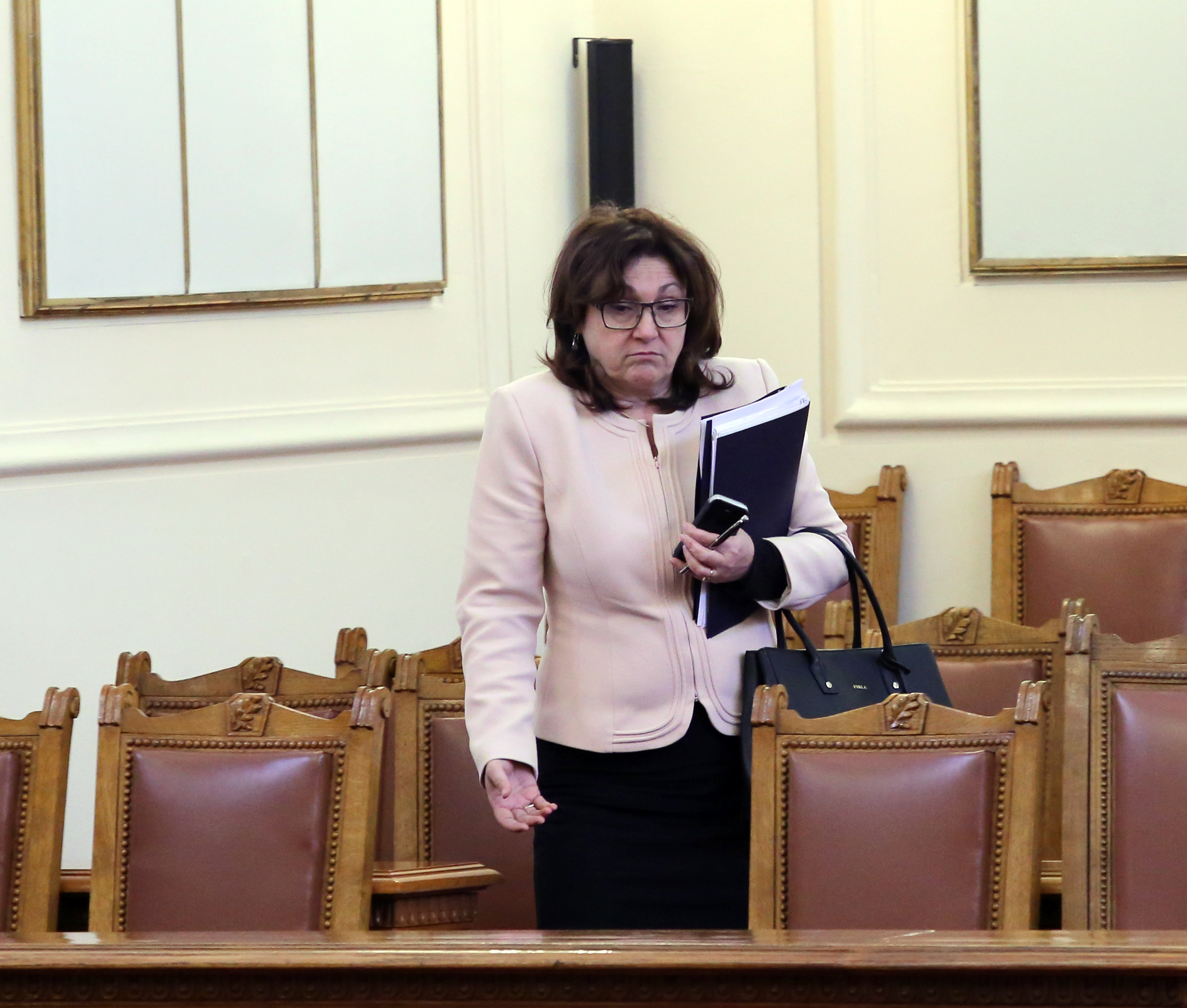 Парламент Румяна Бъчварова - министър на вътрешните работи
