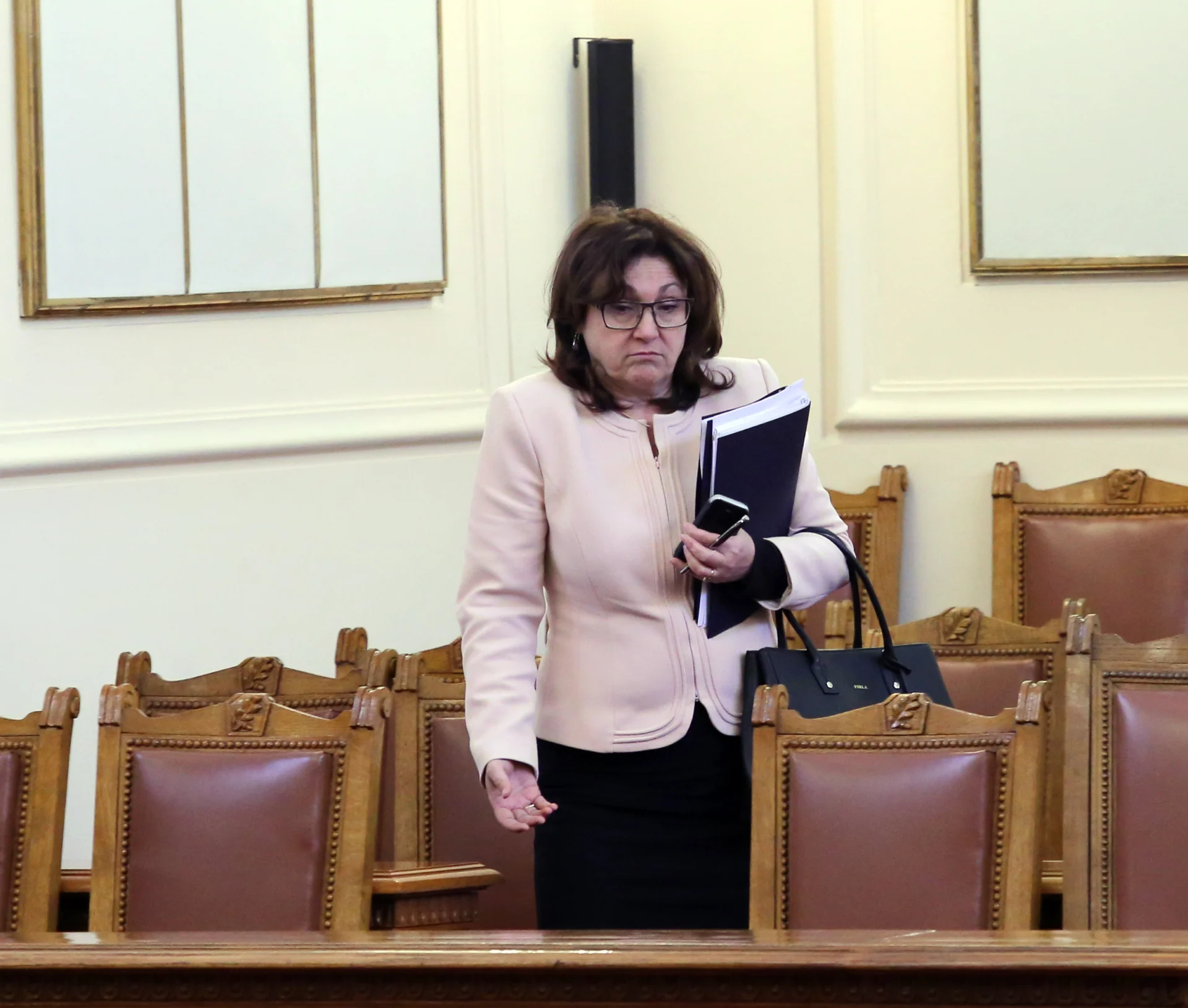Парламент Румяна Бъчварова - министър на вътрешните работи