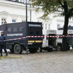Протест на КНСБполиция жандармерия