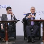 "Шумът на парите" панел 1 : капиталови пазари Иван Такев изп. директор на БФБ Михаел Бюл изп. директор на Виенската фондова борса Ивана Газич изп. директор на Загребската фондова борса