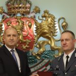 Президентът Румен Радев и бригаден генерал Димитър Георгиев