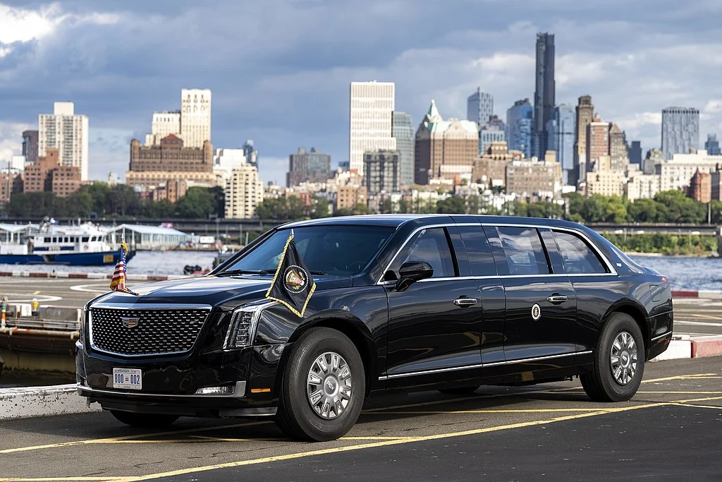 бронираният Cadillac One на президента на САЩ Джо Байдън