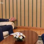 президента Румен Радев и европейския комисар по политиката на разширяване и съседство Оливер Вархеи