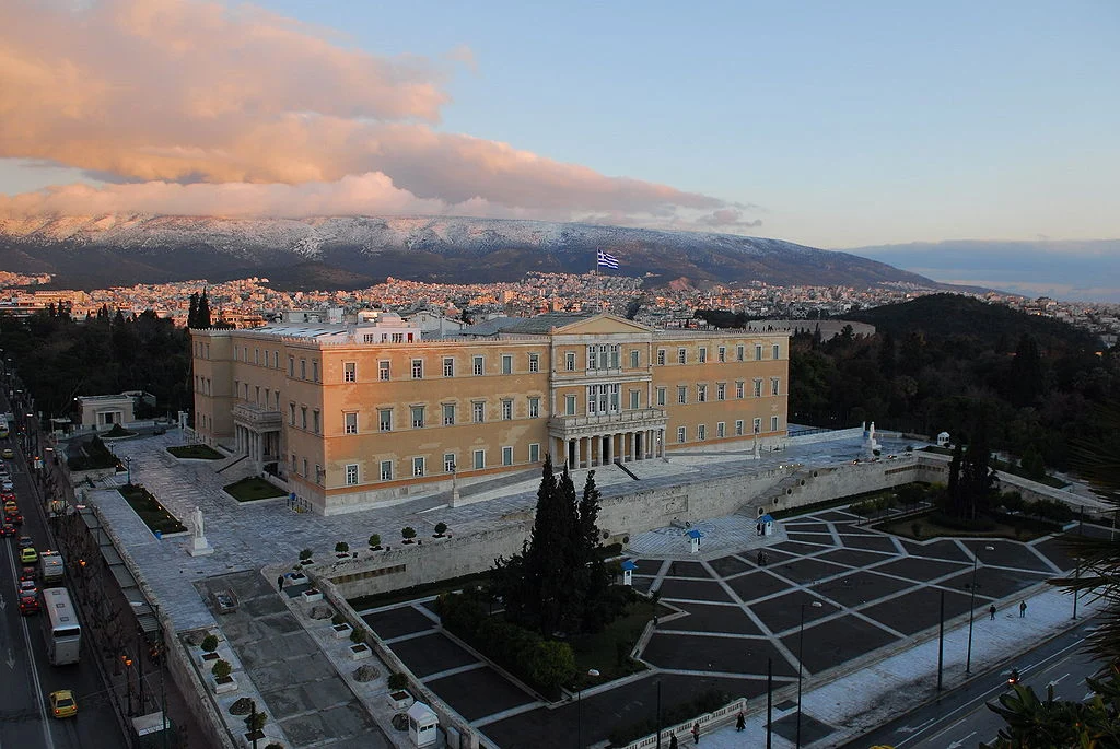 Сградата на парламента в Атина