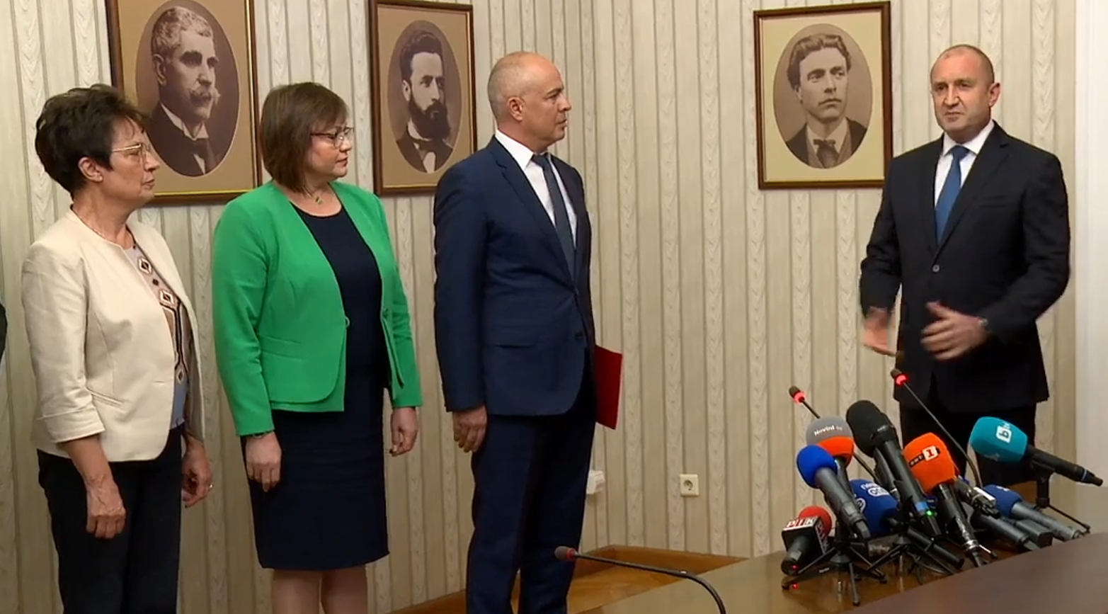 Президентство Връчване на мандат на БСП Георги Свиленски Румен Радев