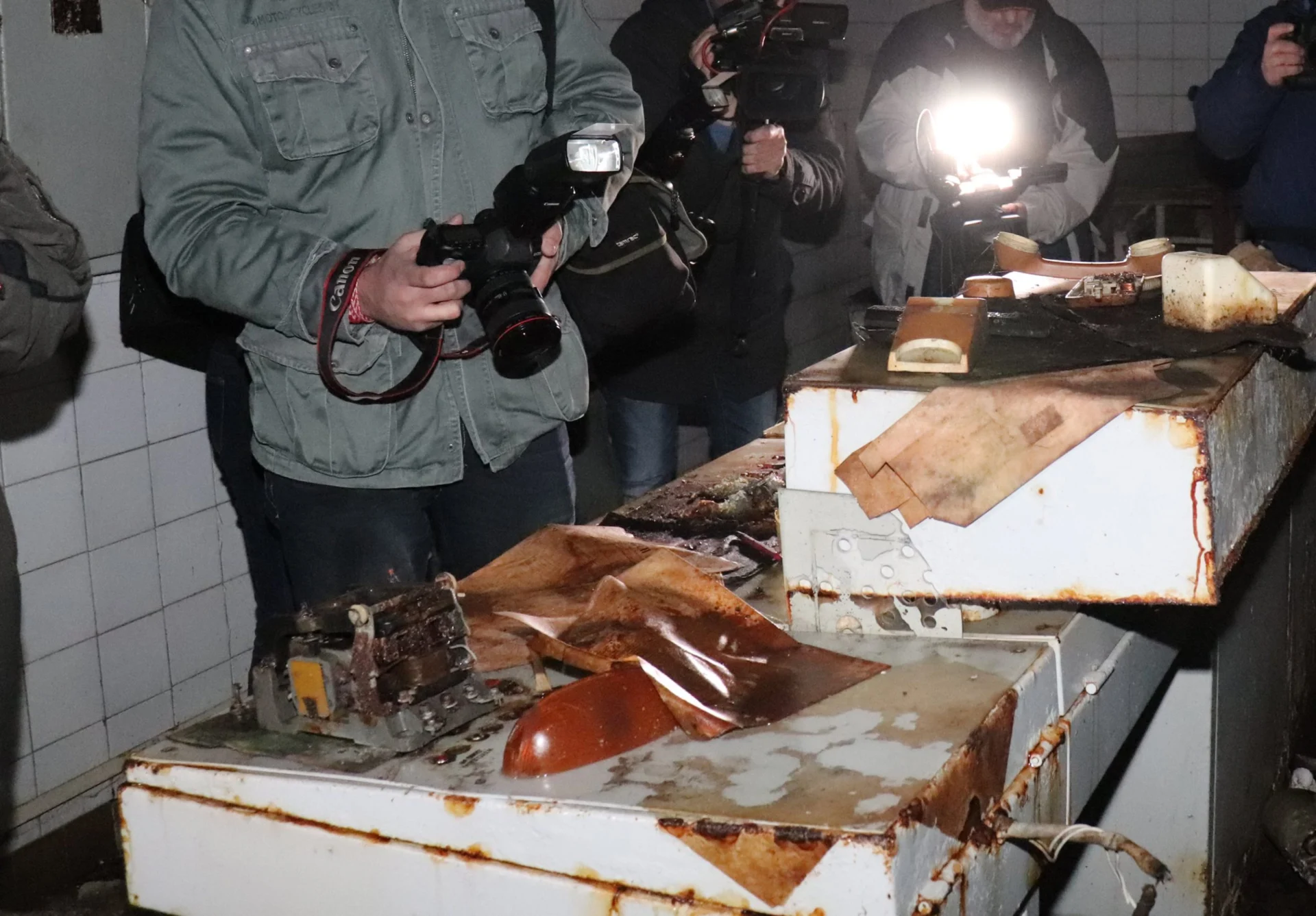 Хладилната инсталация  и тунелите под мавзолея