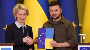 Урсула фон дер Лайен володимир зеленски