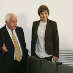 ВУЗФ КонференцияГеорги Николов - ректор ВУЗФДимана Ранкова - зам. предс. на КФН