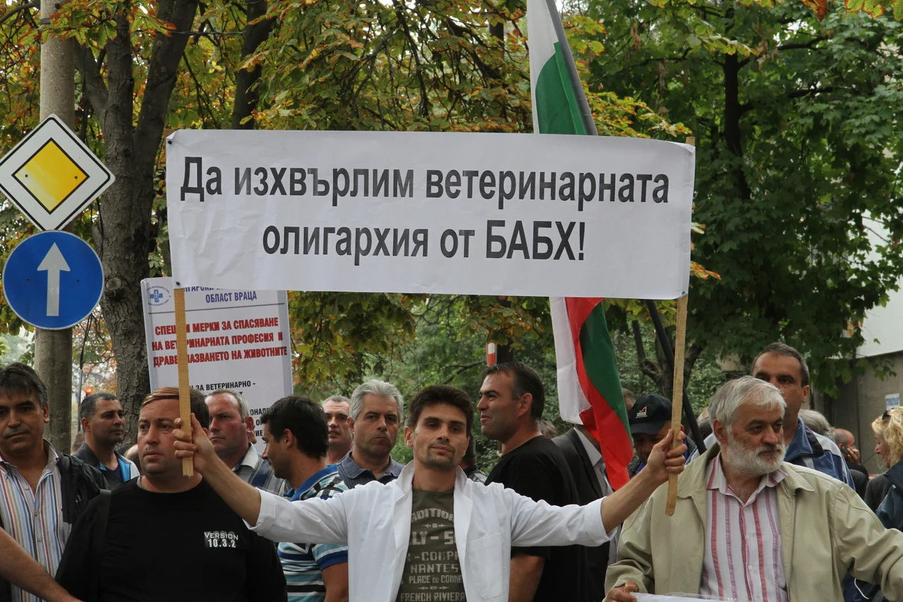 Протест на ветеринари