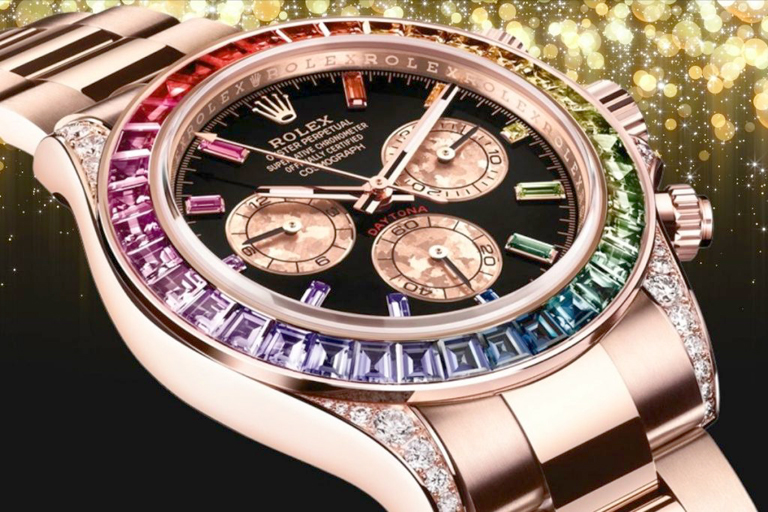 Първият Rolex Rainbow Daytona очаква стойности от 3 млн.евро на търг 2 Първият Rolex Rainbow Daytona очаква стойности от 3 млн. евро на търг