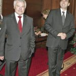 Управителят на БНБ Иван Искров (вдясно) и подуправителят на БНБ и началник на управление “Банков надзор” Румен Симеонов са убедени в непоклатимостта на банковата ни система.