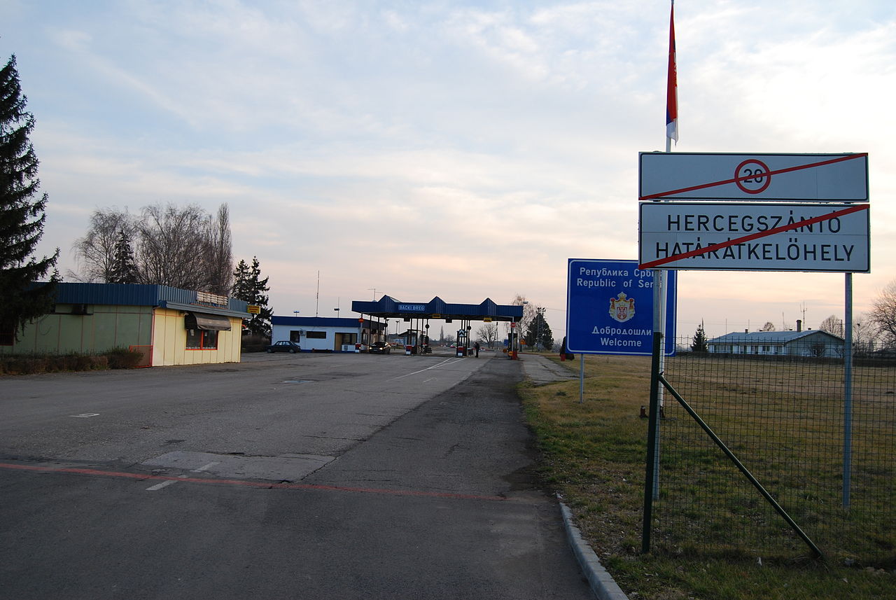 сърбия сръбска унгарско-сръбска сръбско-унгарска граница