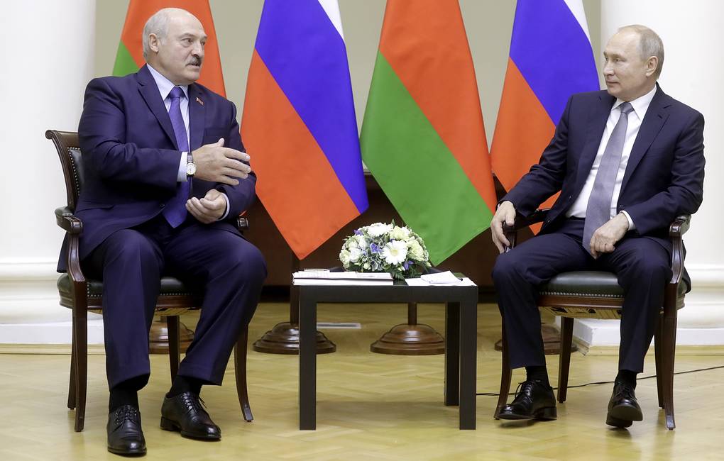 Путин и Лукашенко