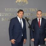 служебният министър на регионалното развитие и благоустройството арх. Иван Шишков прие поста от своя предшественик Гроздан Караджов.